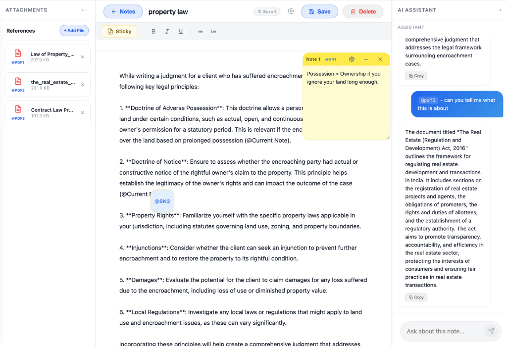 Smart Notes screenshot